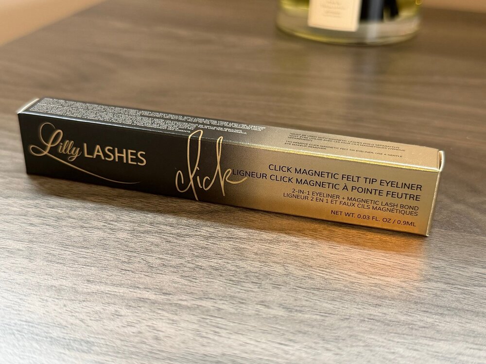Lilly Lashes Click Magnetic Felt Tip Eyeliner Ultra Black – NEW